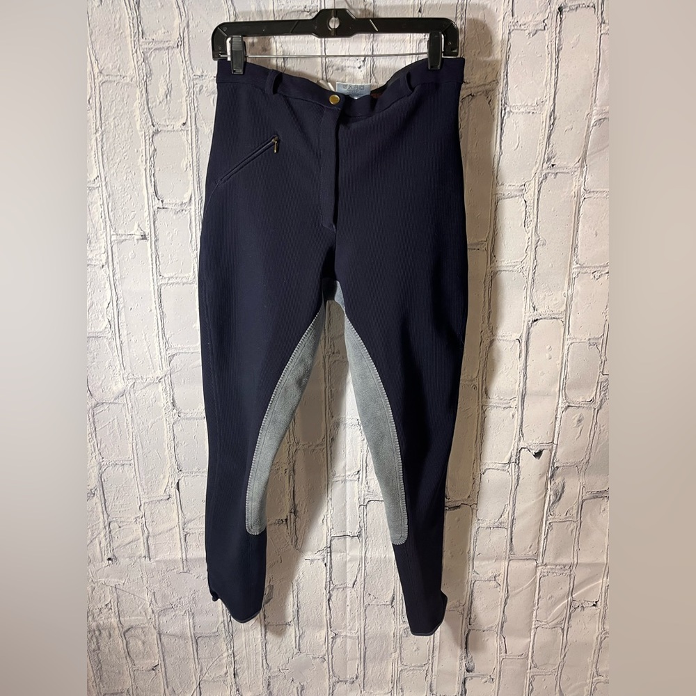 Tuff Rider TuffRider Ride n Go equestrian riding pants navy 32